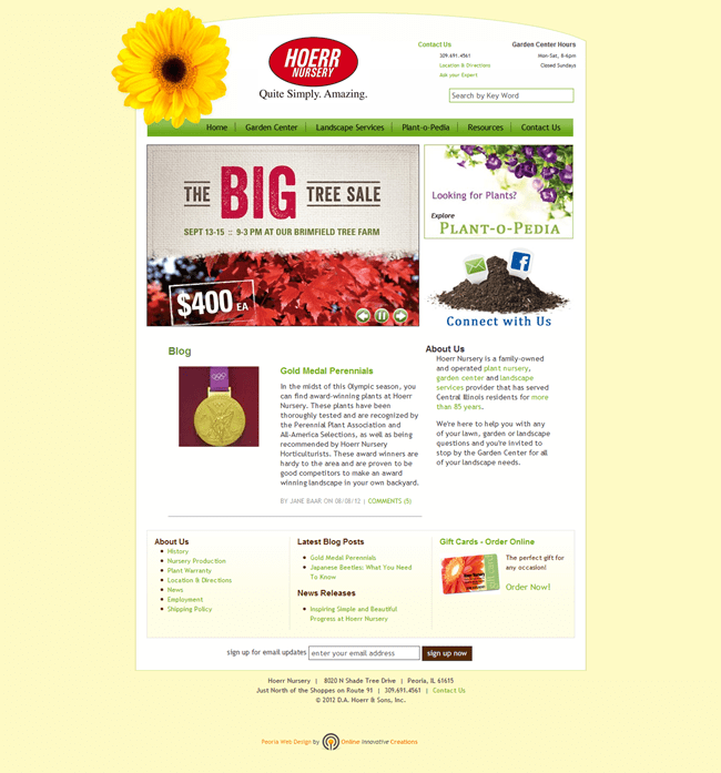 EyeCatching Plant Nursery site Designs [Inspiration] DuoParadigms