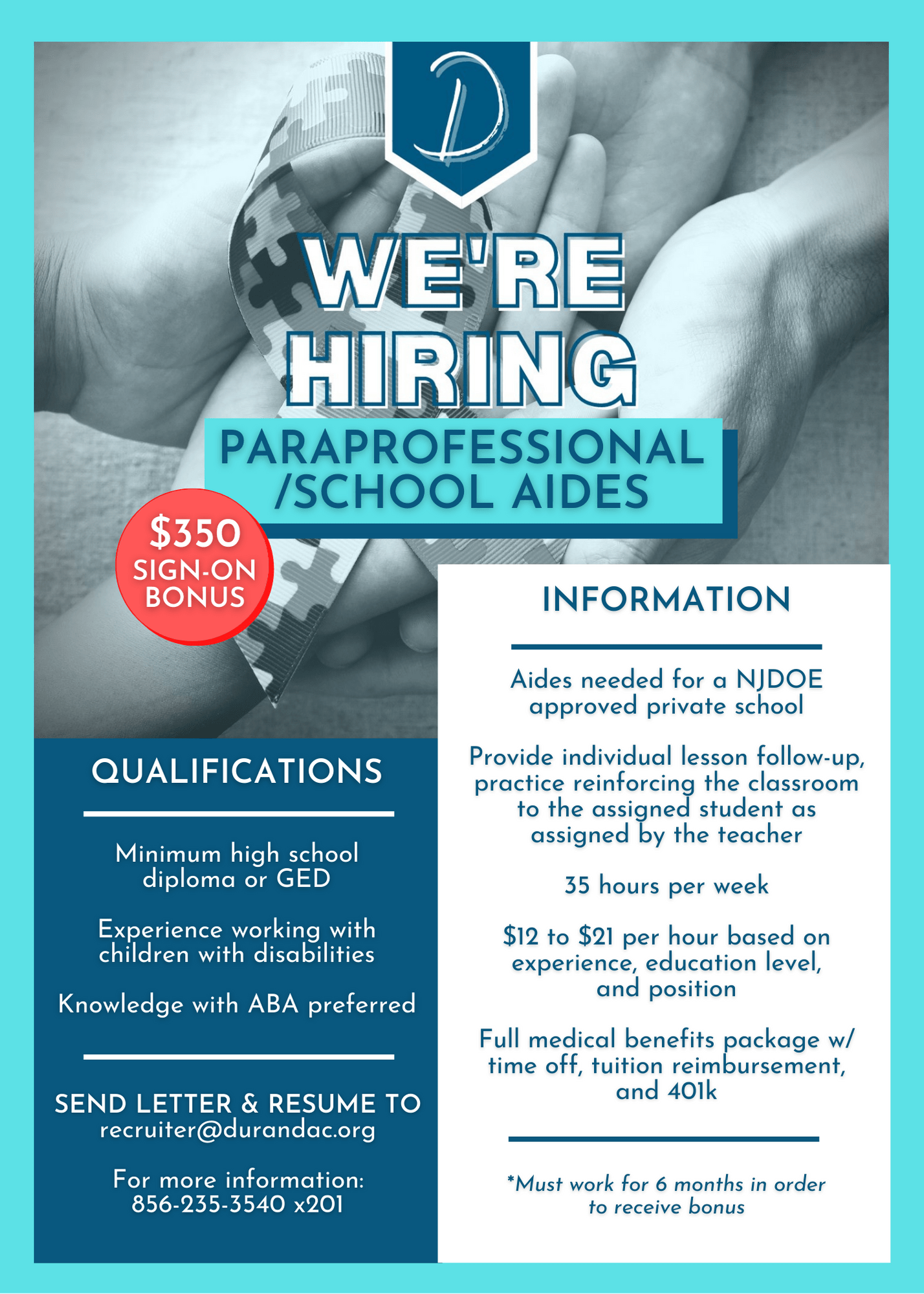 Careers at Durand Durand, Inc.