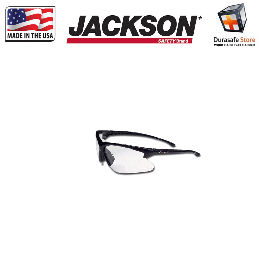 Jackson Safety® 3011717 Safari 3006 Readers Black Frame, Clear Lens