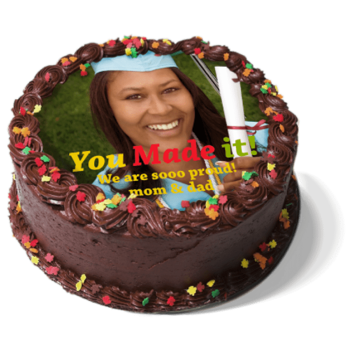 Chocolate Photo Print Cake 1 kg Durgapur Cake Delivery Shop