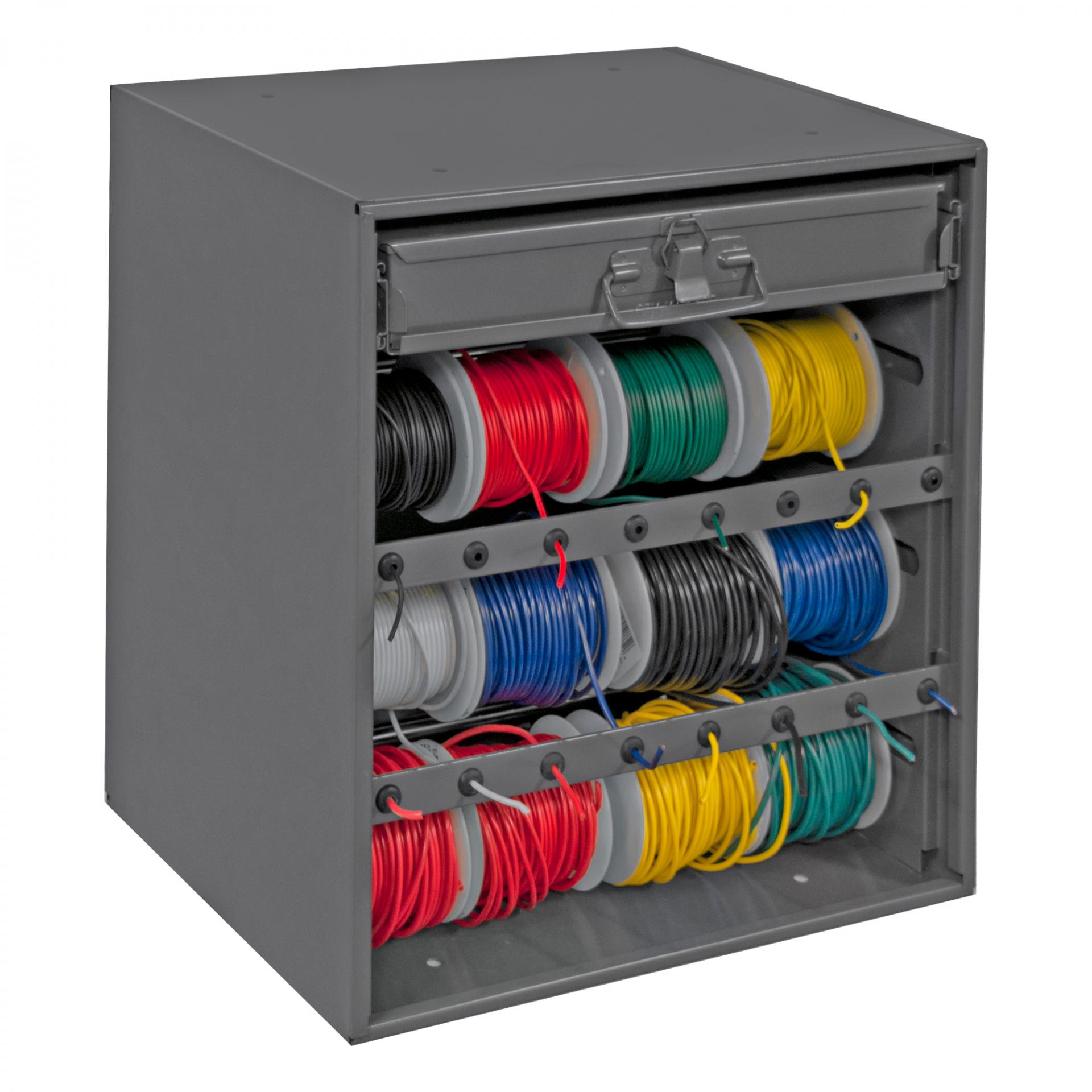 Wire And Terminal Storage 6 rods, 20 Compartments, 16
