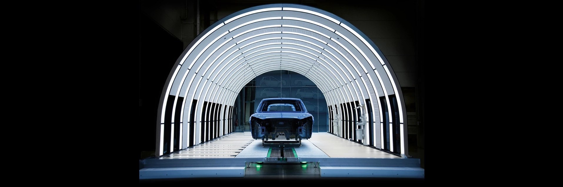 EcoReflect Innovative Light Tunnel for Surface Quality Dürr