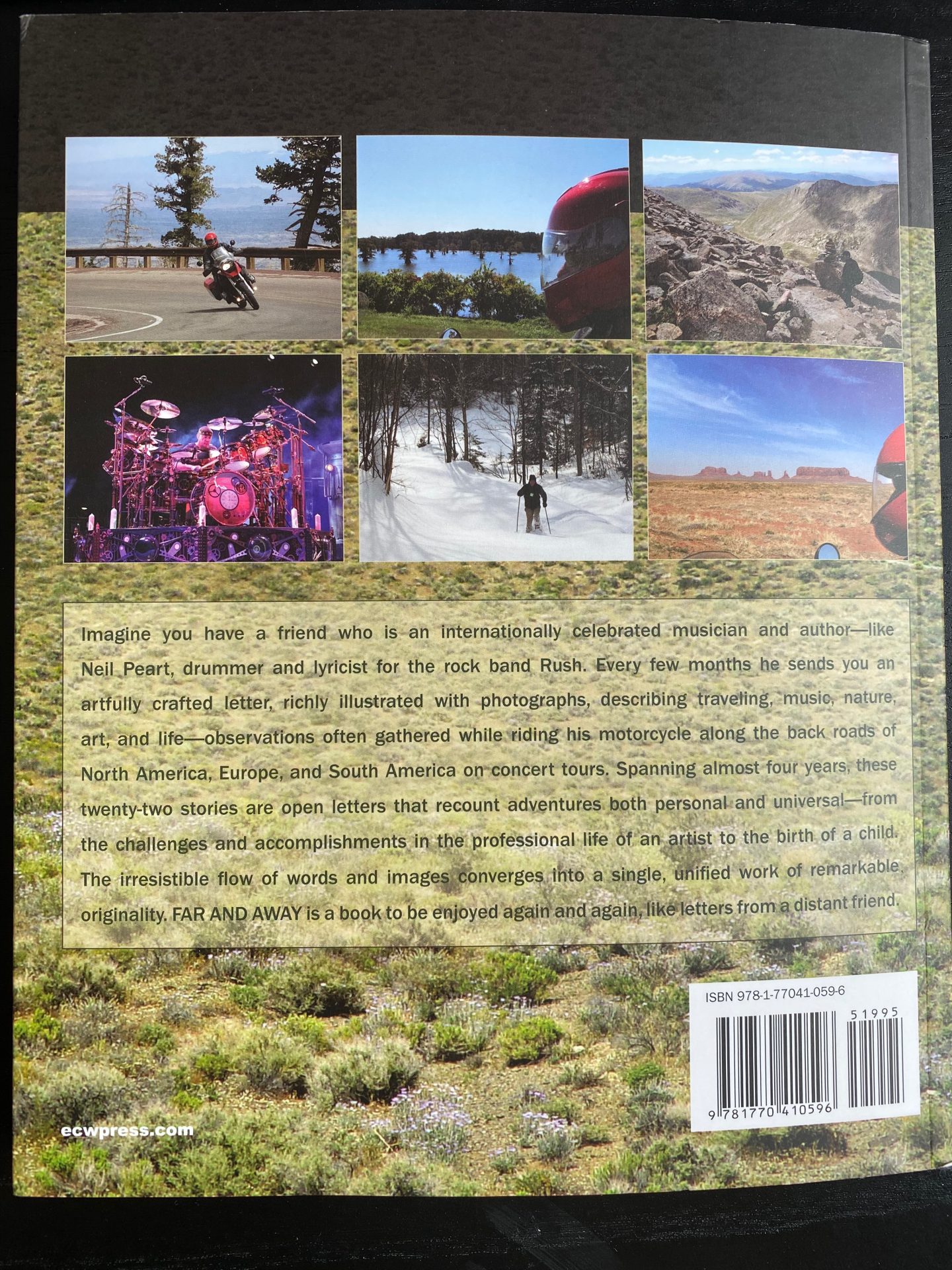 book notes Far and Away by Neil Peart