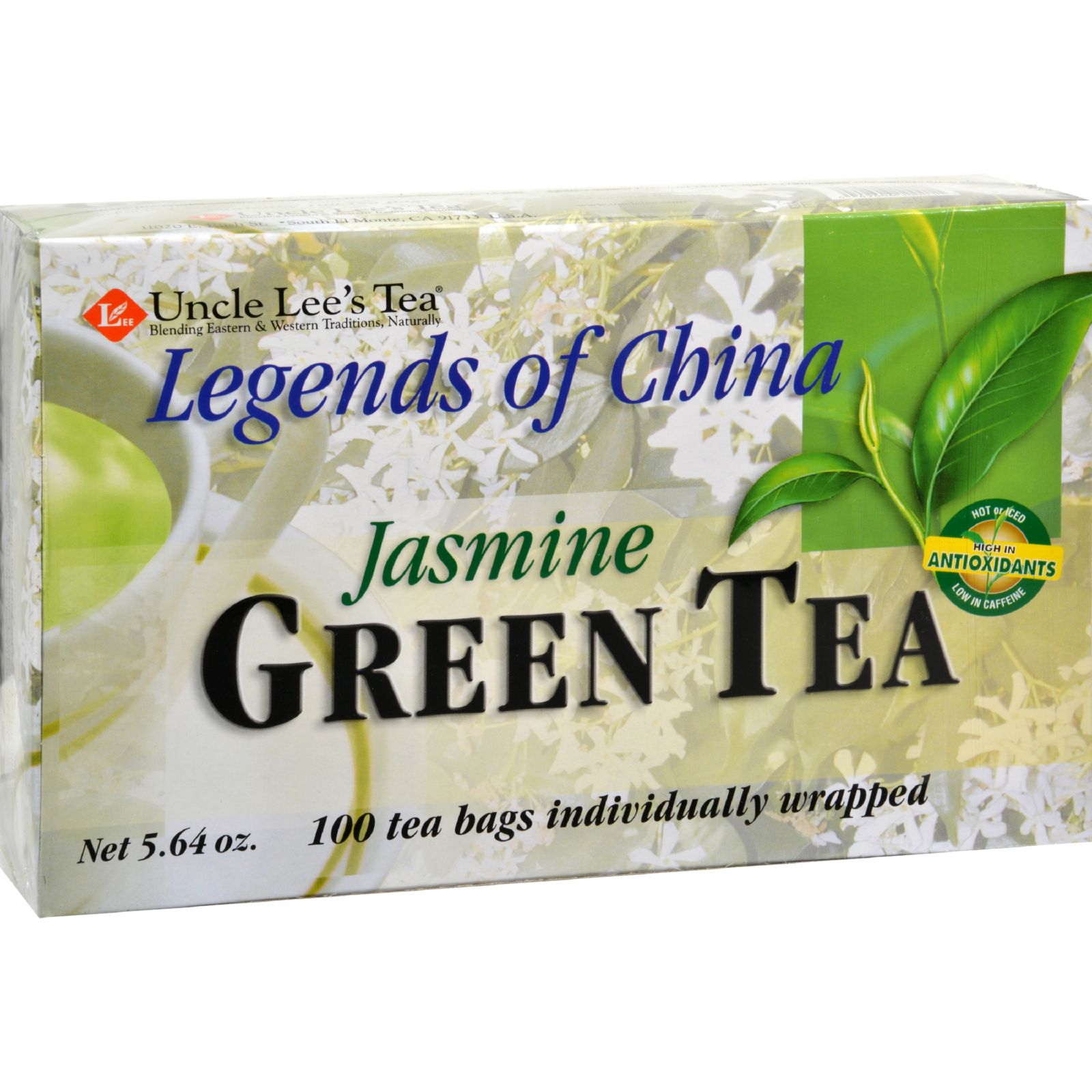 Uncle Lee's Legends of China Jasmine Tea Bag, 100 Tea Bags Dutchman's