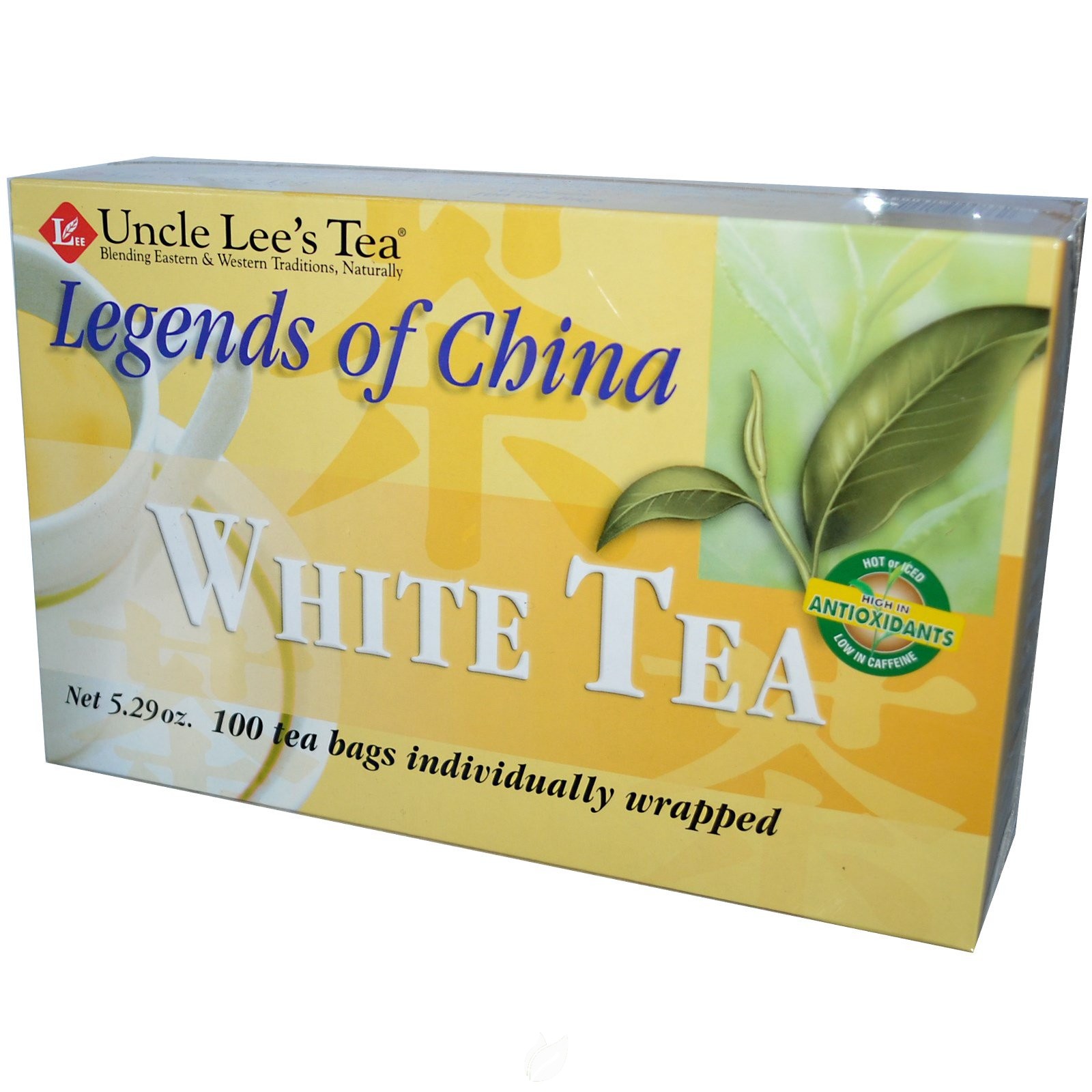 Uncle Lee's Legends of China White Tea Bag, 100 Tea Bags Dutchman's Store