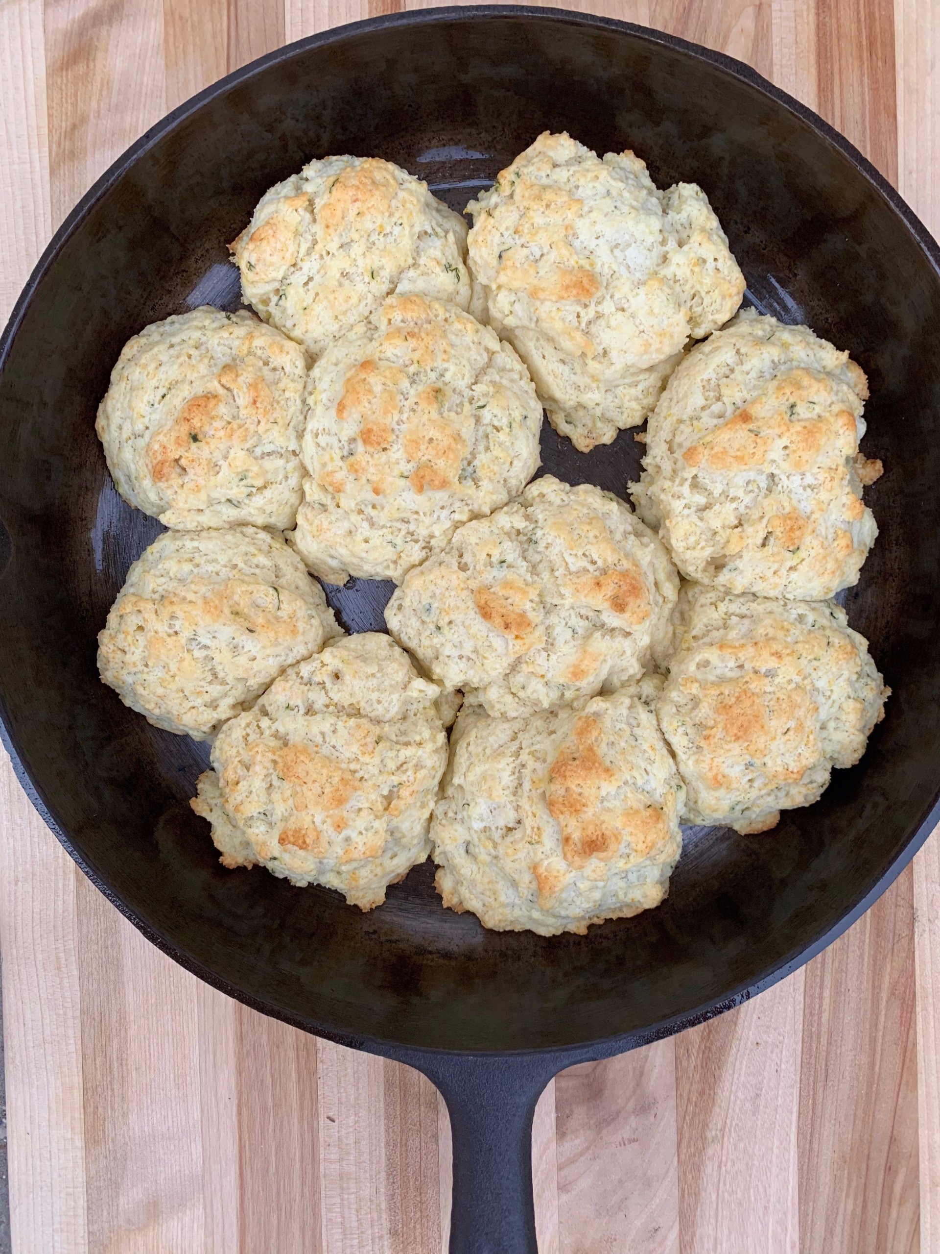 Lemon Dill Biscuits Dutch Oven Daddy