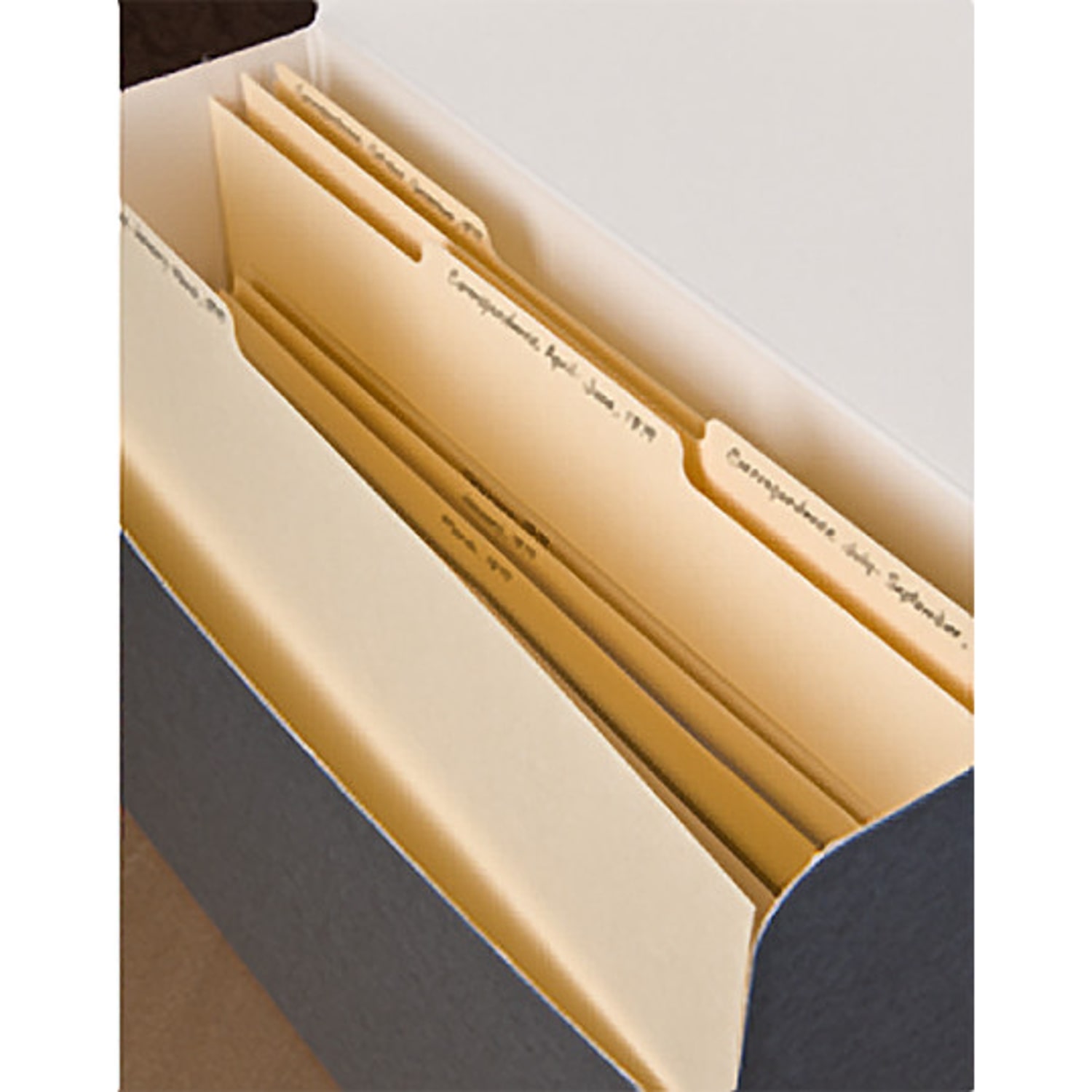 Tabbed Index Dividers help you organize files within a document case