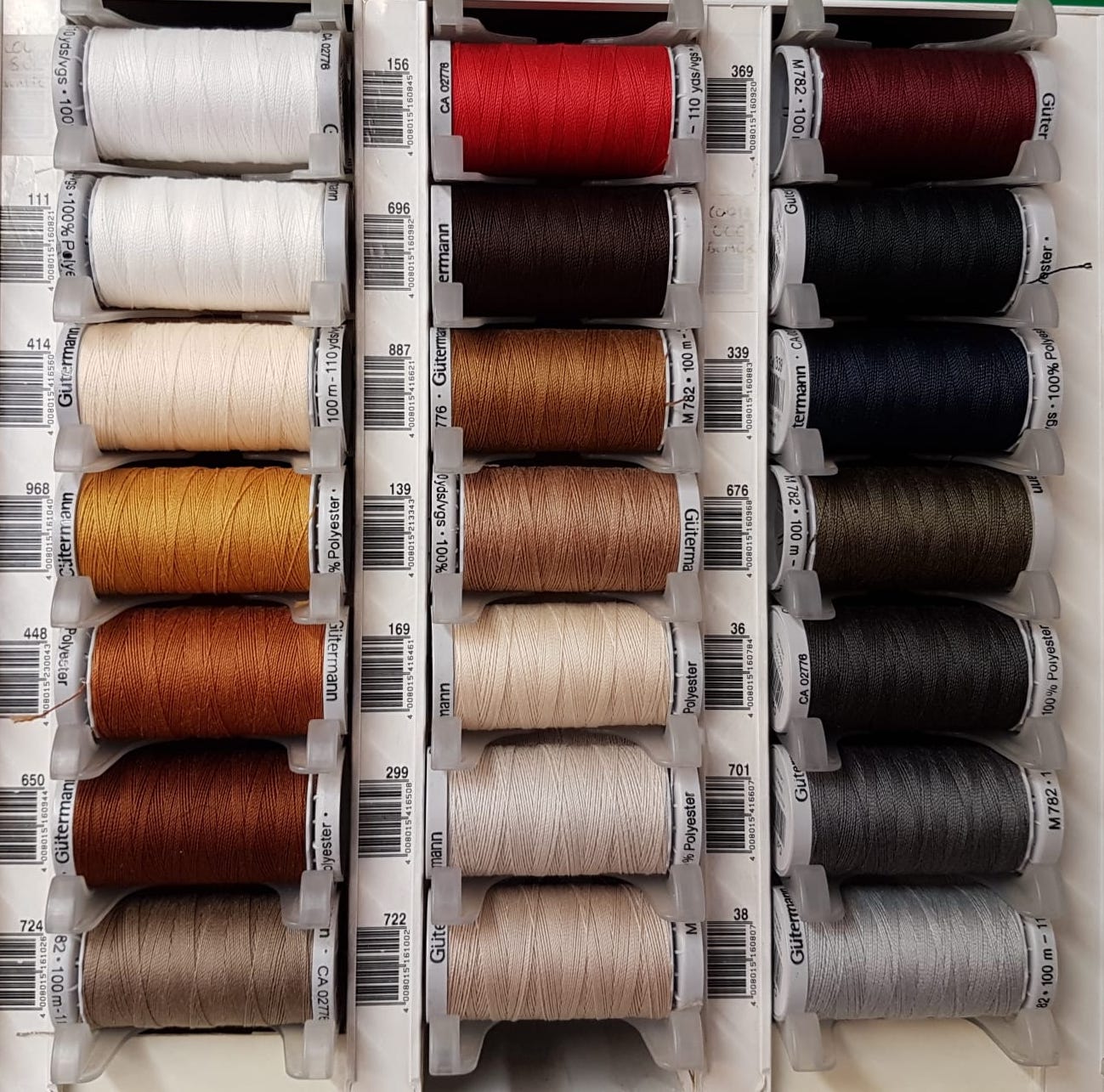 Gutermann Extra Strong Upholstery Thread 100m Duttons for Buttons