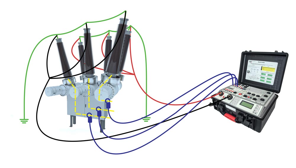 Measuring Dead Tank Circuit Breaker Operation Time DV Power