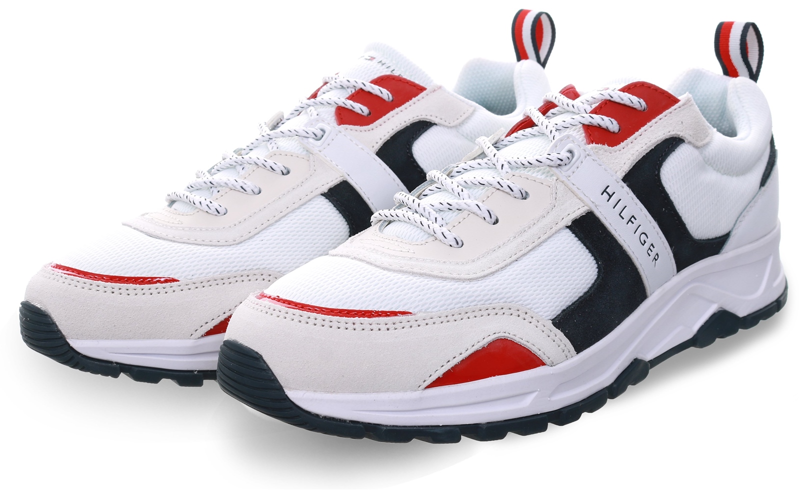 Tommy Jeans Rwb Contrast Texture LowTop Trainers Shop the latest