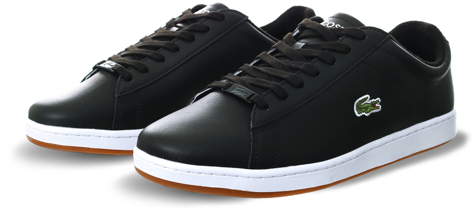 Lacoste Black Carnaby Pro Leather Premium Trainers Shop the latest