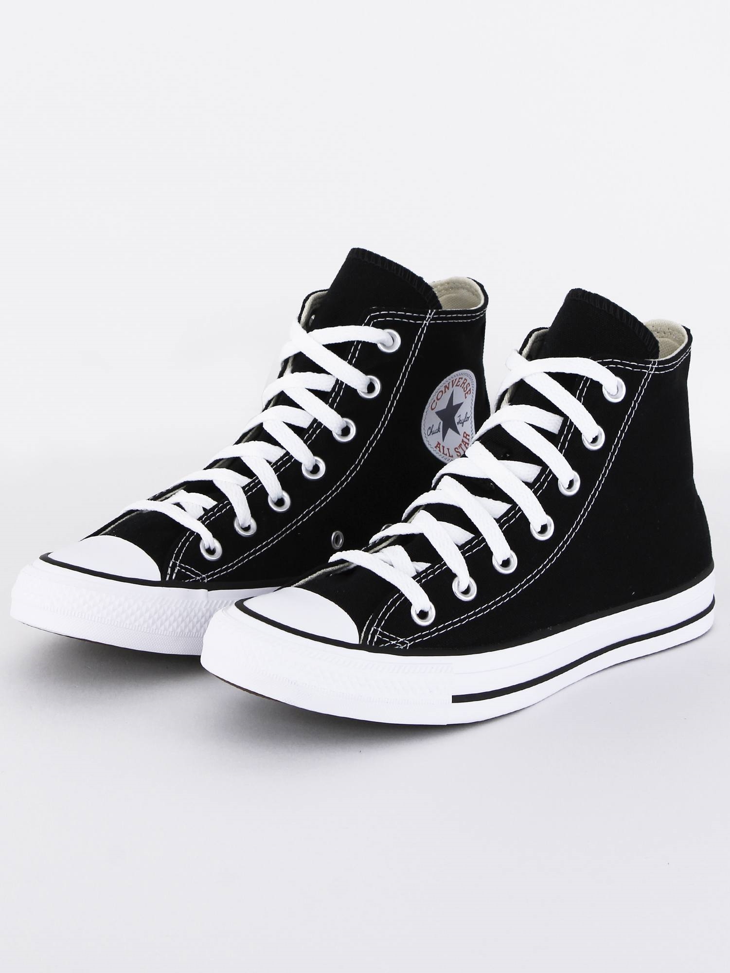 Converse Black Chuck Taylor All Star HighTop Shoe (Womens) Shop the