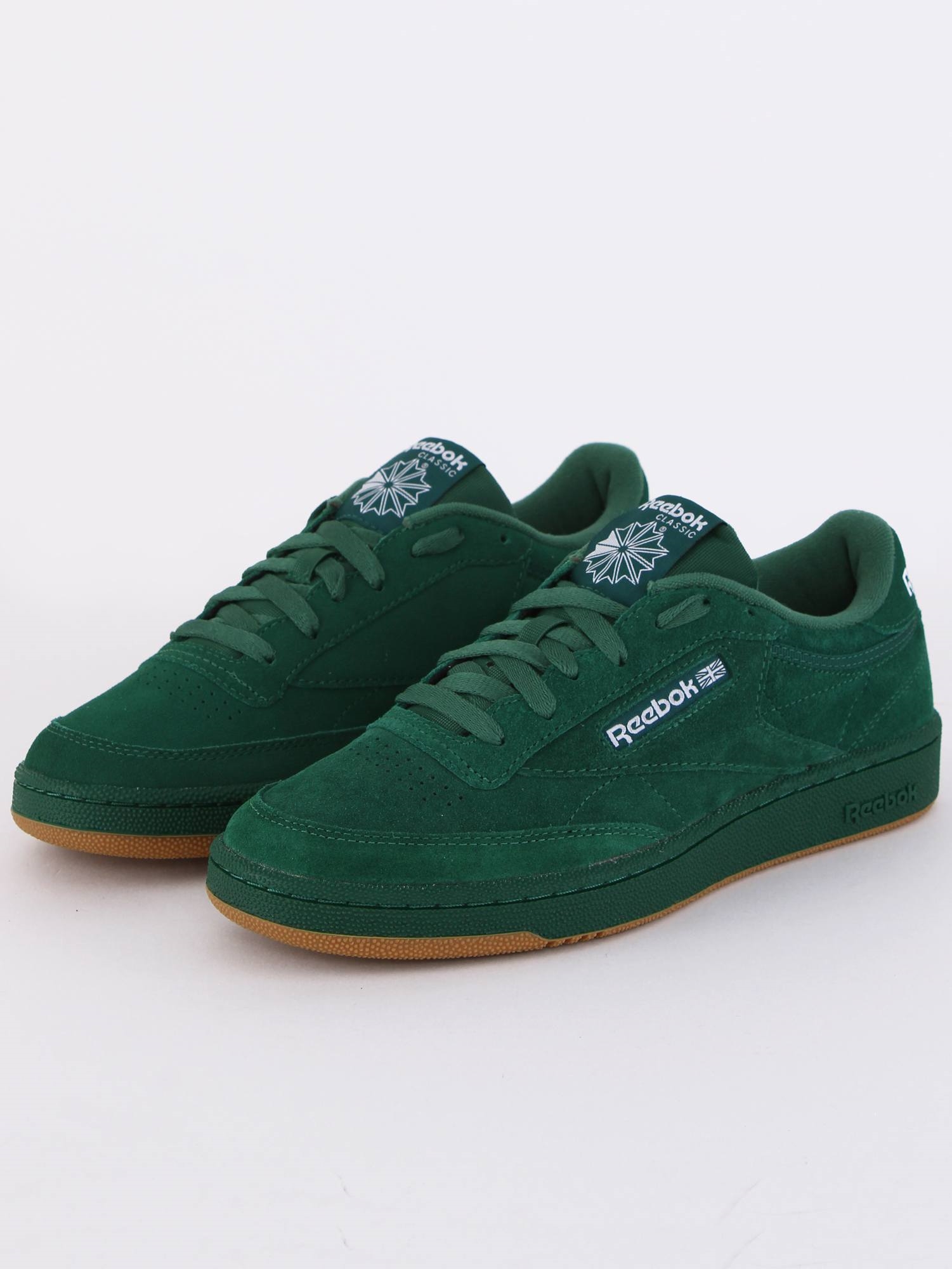 Reebok Green Club C 85 Trainers Shop the latest fashion online DV8