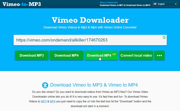 Best Solutions to Convert/Download Vimeo to MP4