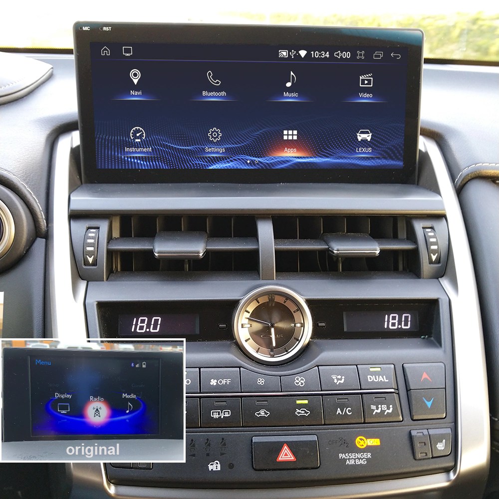 Lexus NX Radio Upgrade Screen Replacement Android Head Unit