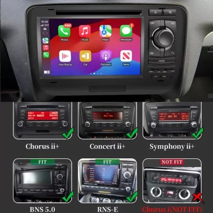 Audi TT MK2 Stereo Upgrade Head Unit Apple Carplay