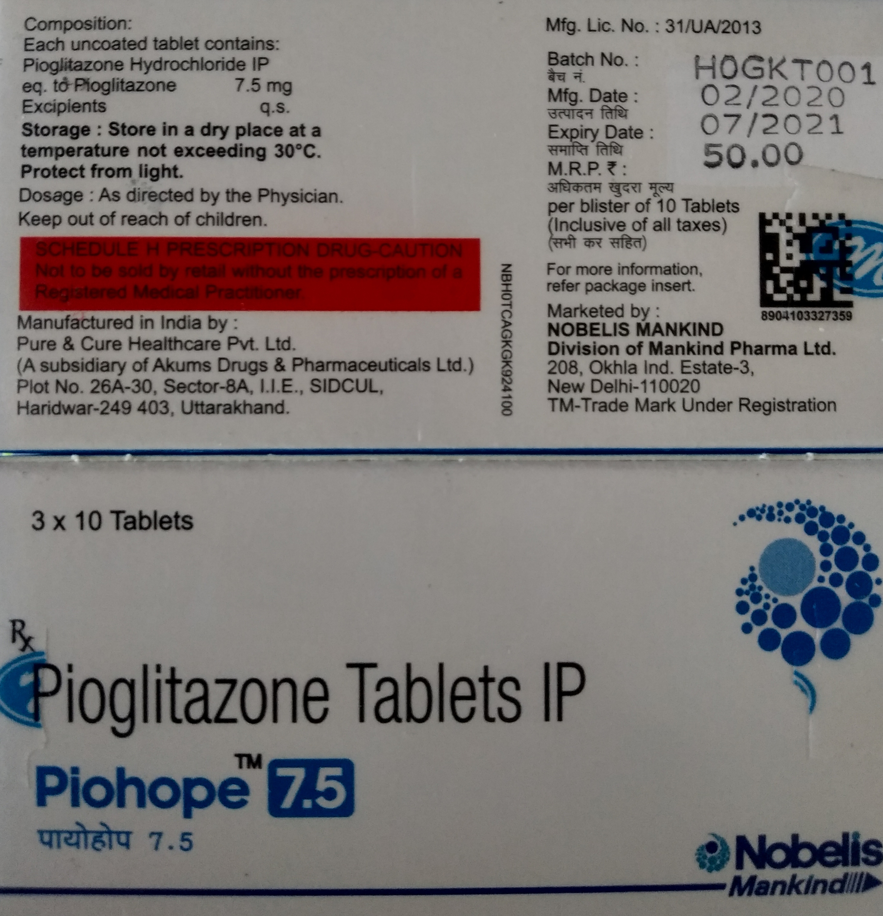 Pharmaceuticals Distribution company Supply chain of Specialty