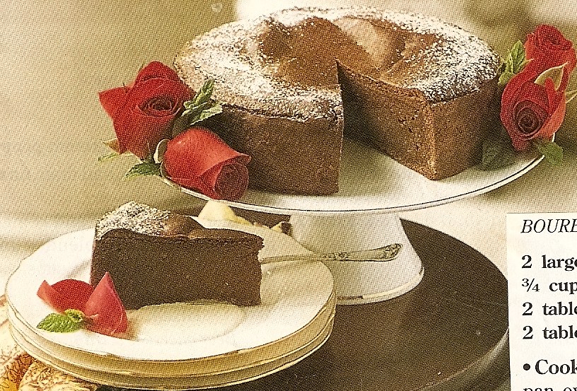 Chocolate Bourbon Torte with Bourbon Cream Sauce