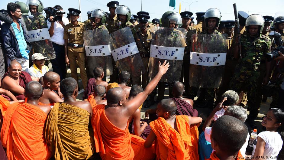 Violence breaks out in Sri Lanka as villagers protest China investment