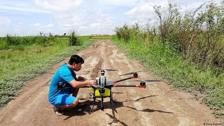 Cropdusting drones — making work safer and easier for farmers