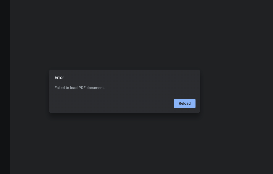 Fix for Error Failed to load PDF document Deatherage  Development