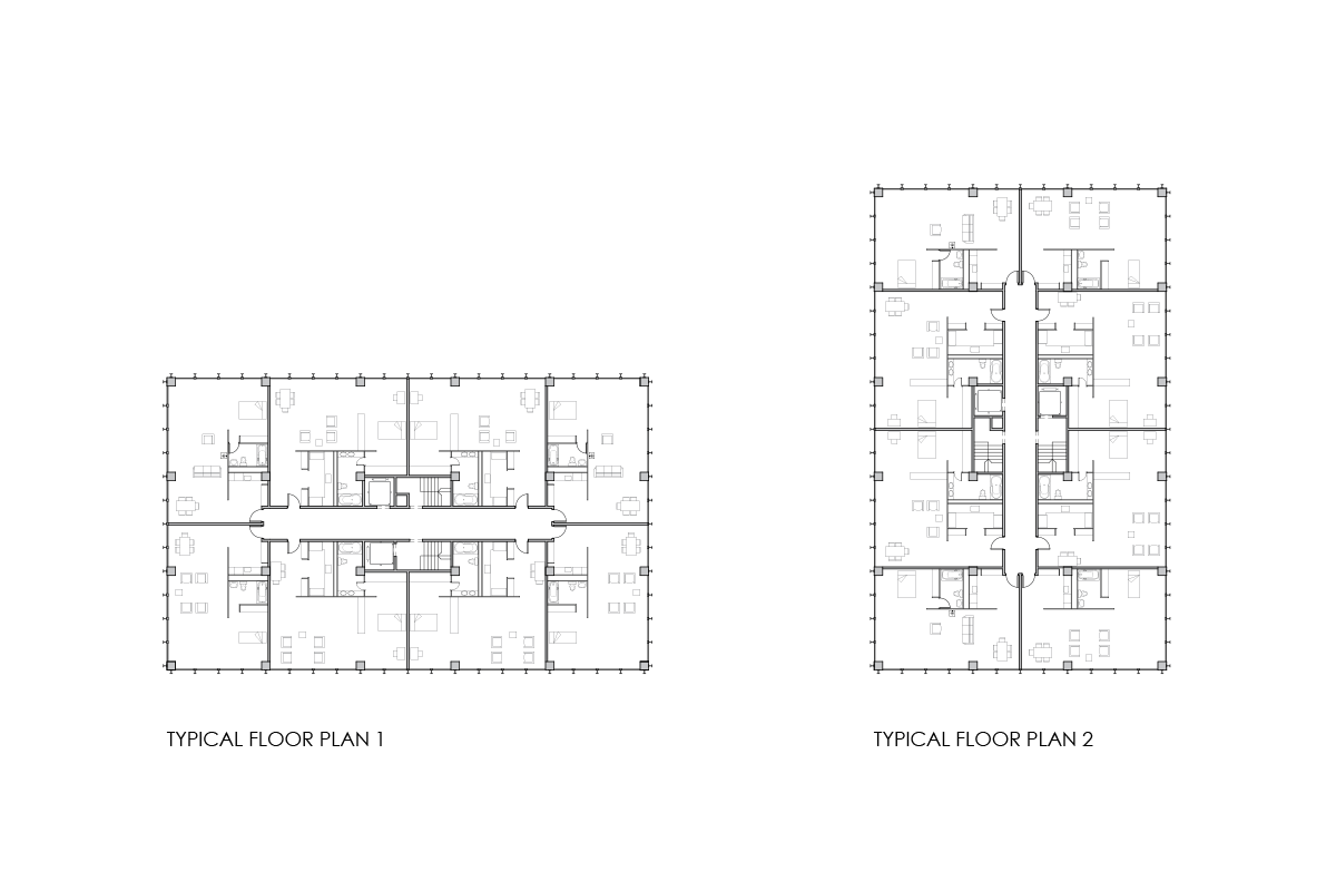 Apartamentos en Lake Shore Drive DWG Proyecto CAD Descarga
