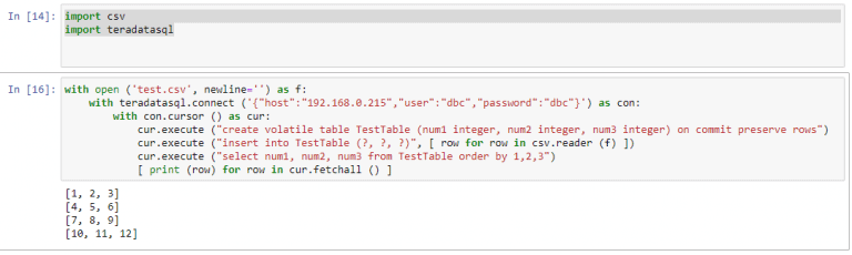 Loading A CSV File Into Teradata Using Python DWHPRO