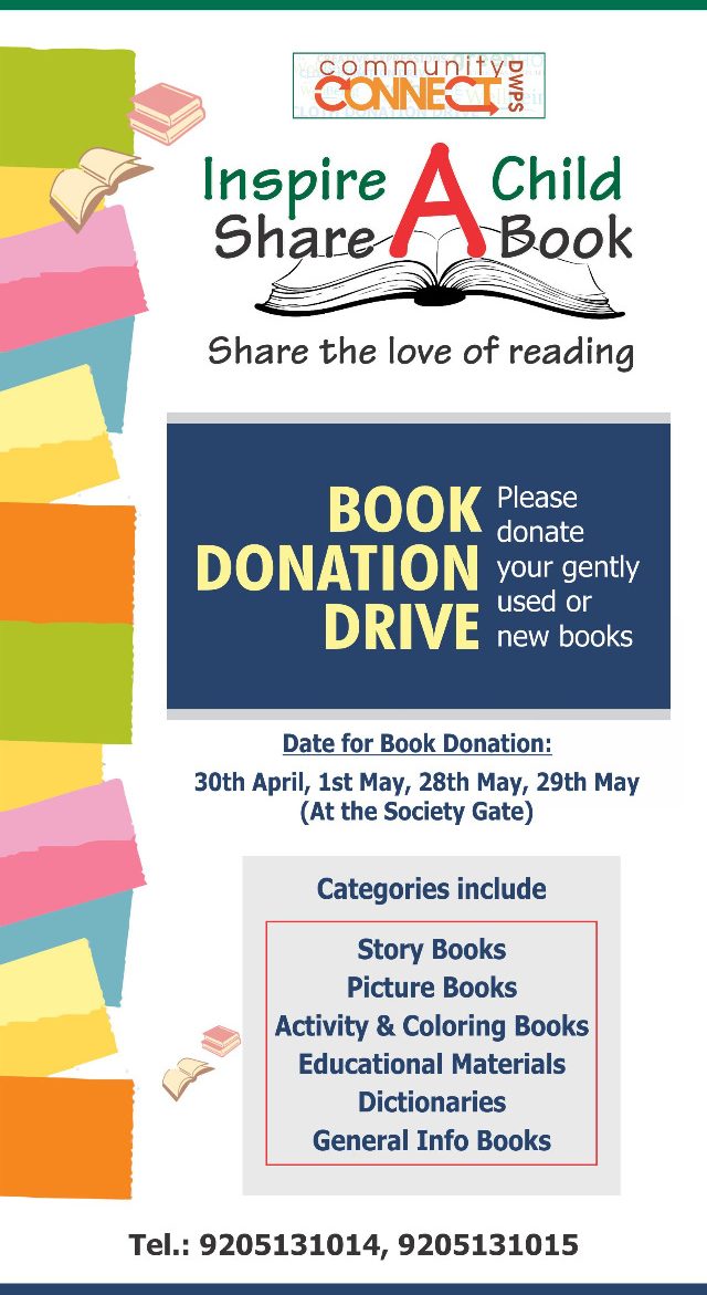 BOOK DONATION DRIVE Delhi World Public School