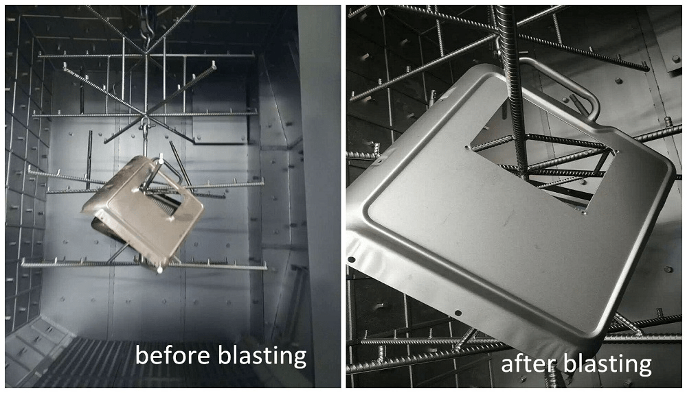 What are the benefits of shot blasting for aluminum die castings