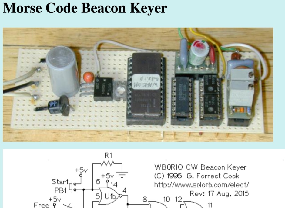 Morse Code Beacon Keyer Resource Detail