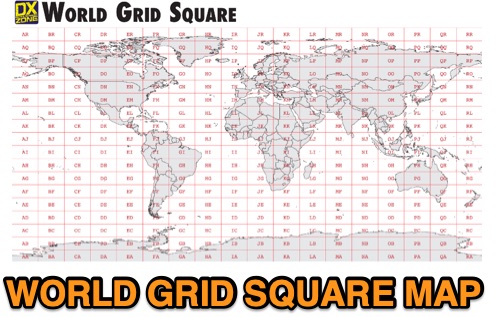 Maidenhead Grid Square Map World Grid Square Map Pdf - Resource Detail - The Dxzone.com