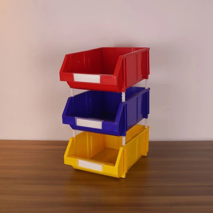 Warehouse Stackable Plastic Small Parts Storage Bin