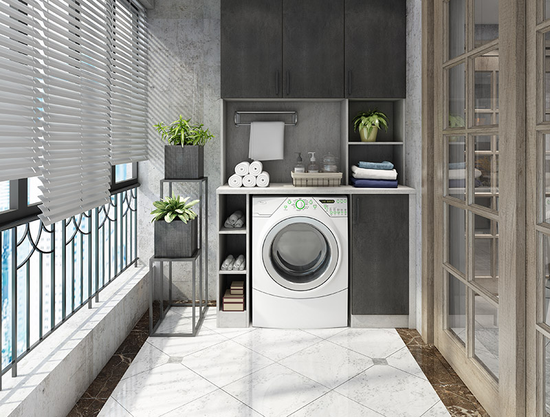 HighQuality Modern Dark Gray Laminate Laundry Manufacturers and Suppliers Diyue
