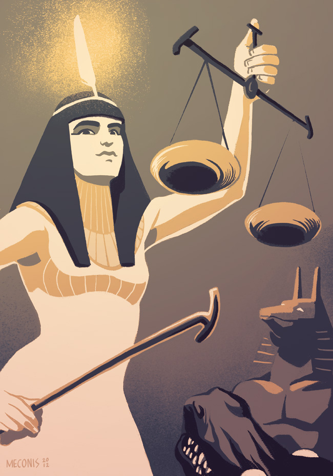 Goddess series Ma’at of Egypt Dylan Meconis