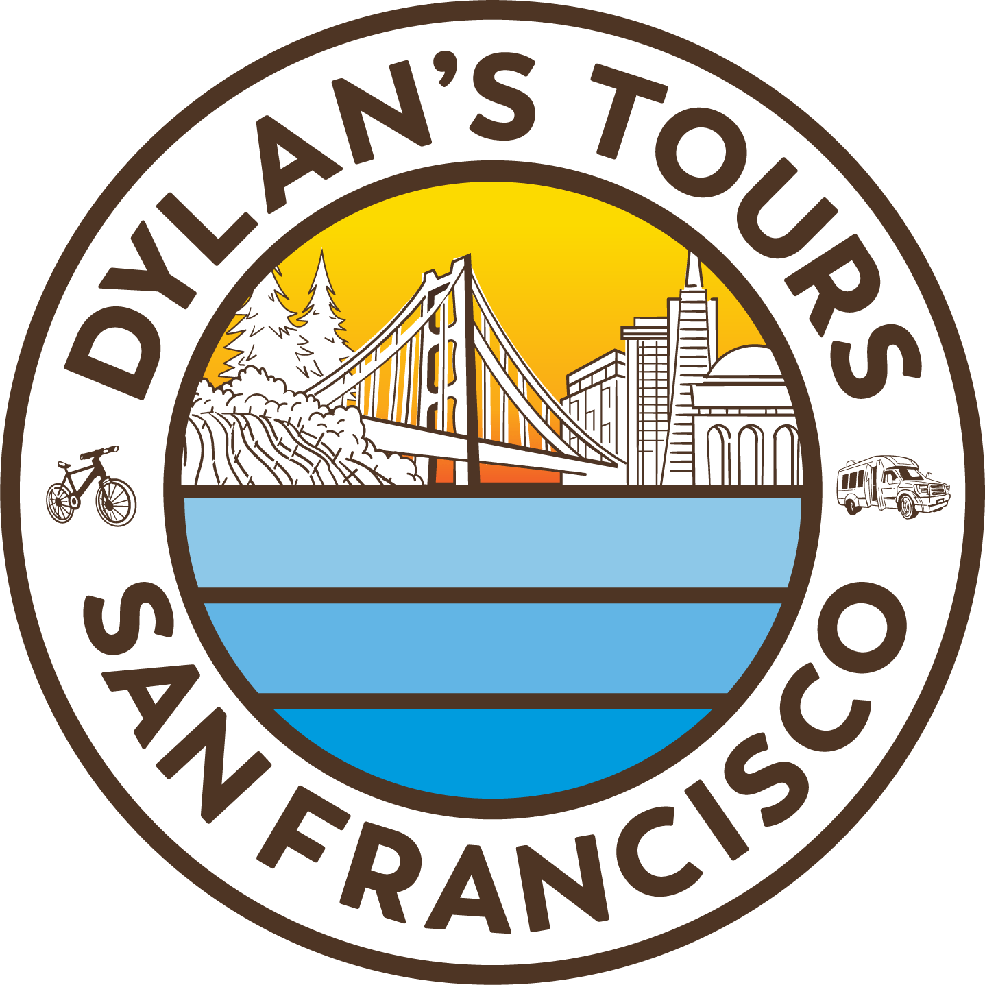 San Francisco Tours Minibus & Bike Tours Dylan's