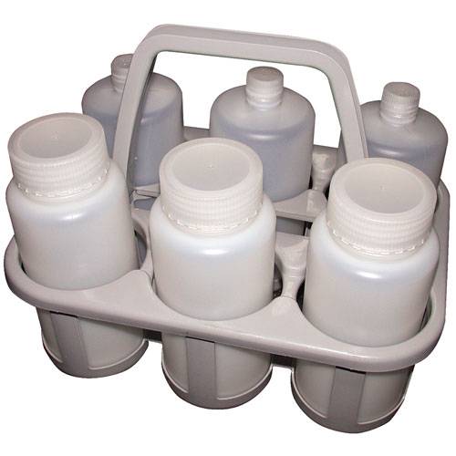 Economy Bottle Carrier, HDPE Dynalon