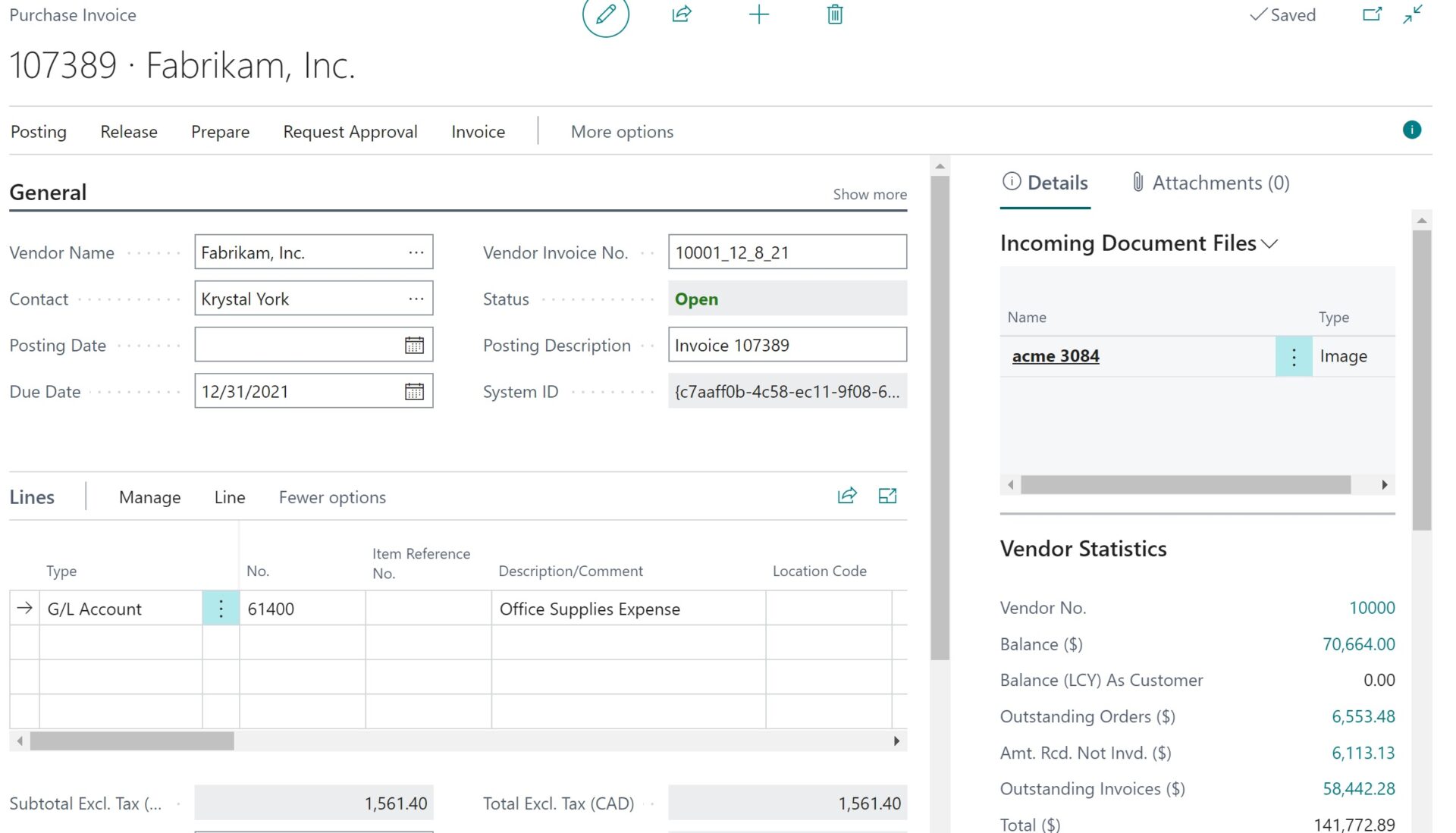AP Automation for Microsoft Dynamics 365 Business Central
