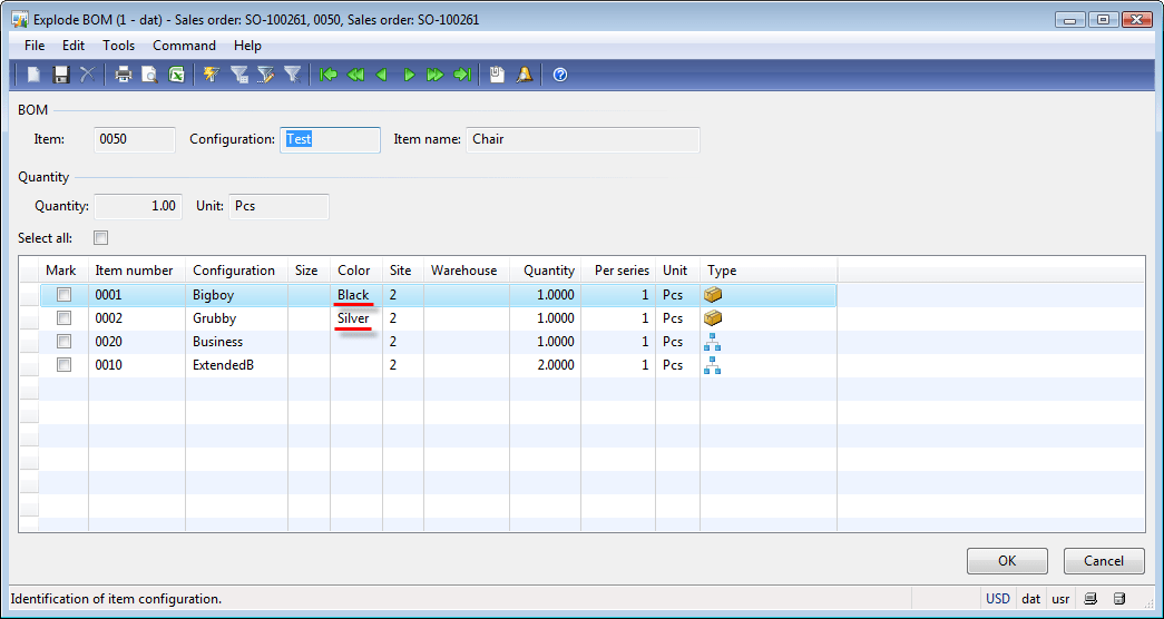 Bills of Material Dynamics AX Training