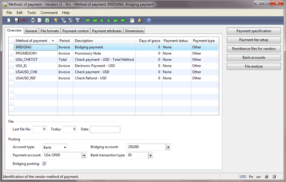 Microsoft Dynamics Axapta Financial training 3 (Paying a Vendor)