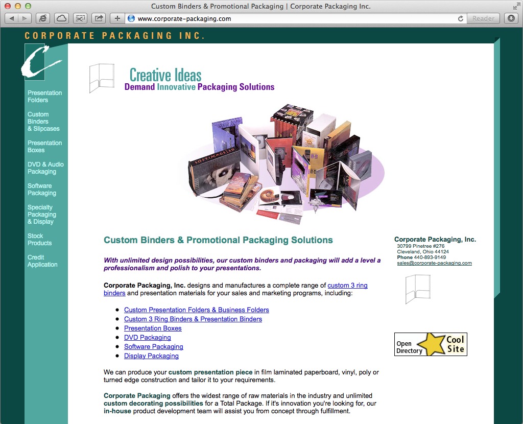 Corporate Packaging Dynamics Online