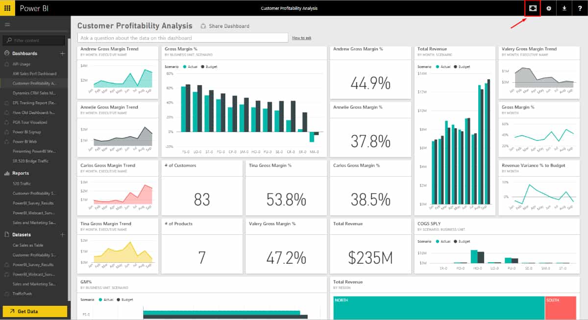 Introduction to Power BI Dashboards Dynamic  Training