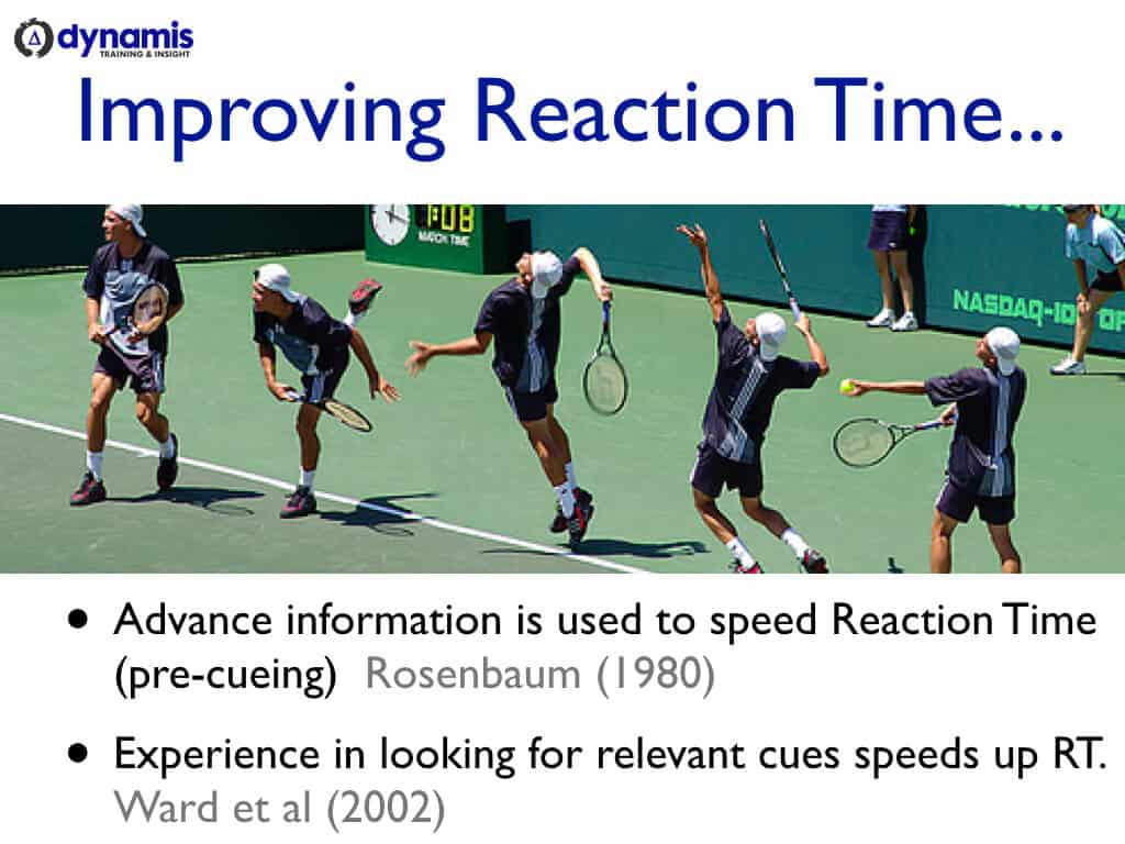 Improving Reaction Time in PMVA Training Dynamis Training