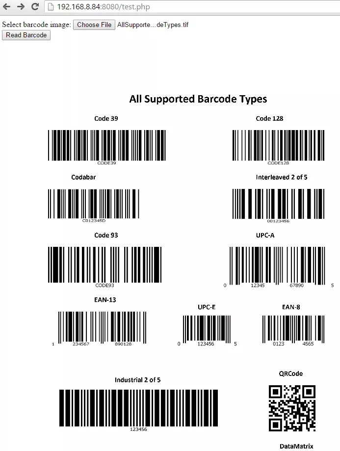 How to Create a  Barcode Reader App with PHP and Nginx Dynamsoft