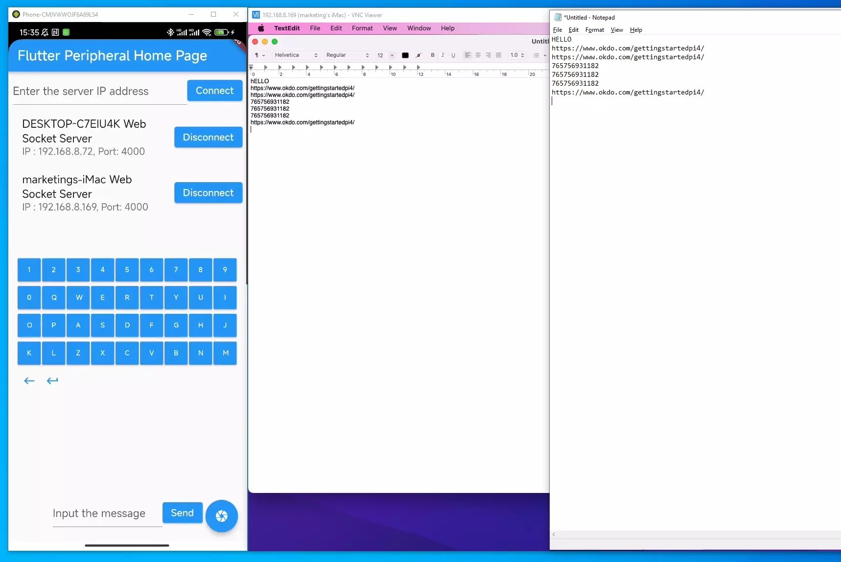 How to Turn Smartphone into a Peripheral Keyboard and Barcode QR