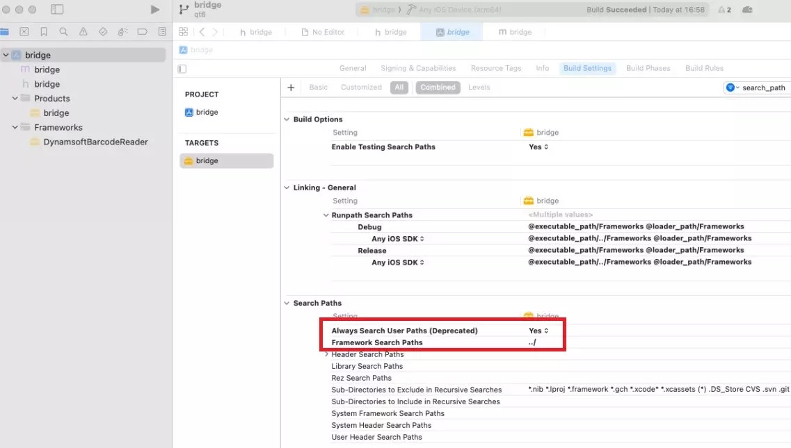 Integrating ThirdParty iOS Frameworks into a Qt6 Barcode and QR Code