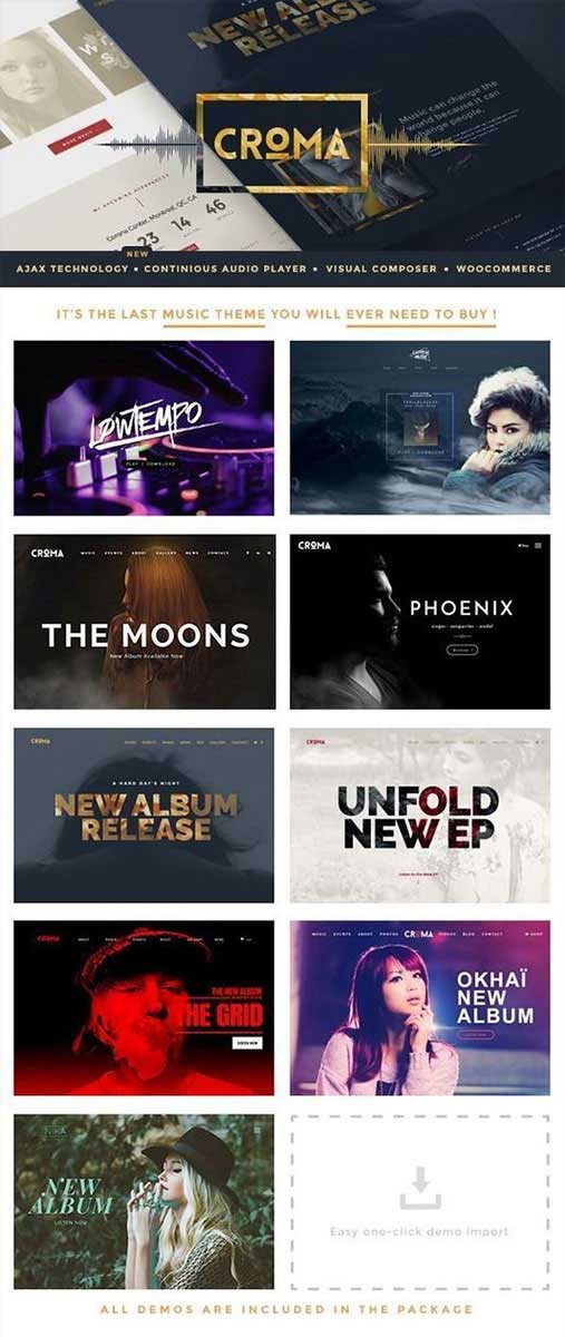 Best Online Music Store WordPress Themes of 2024