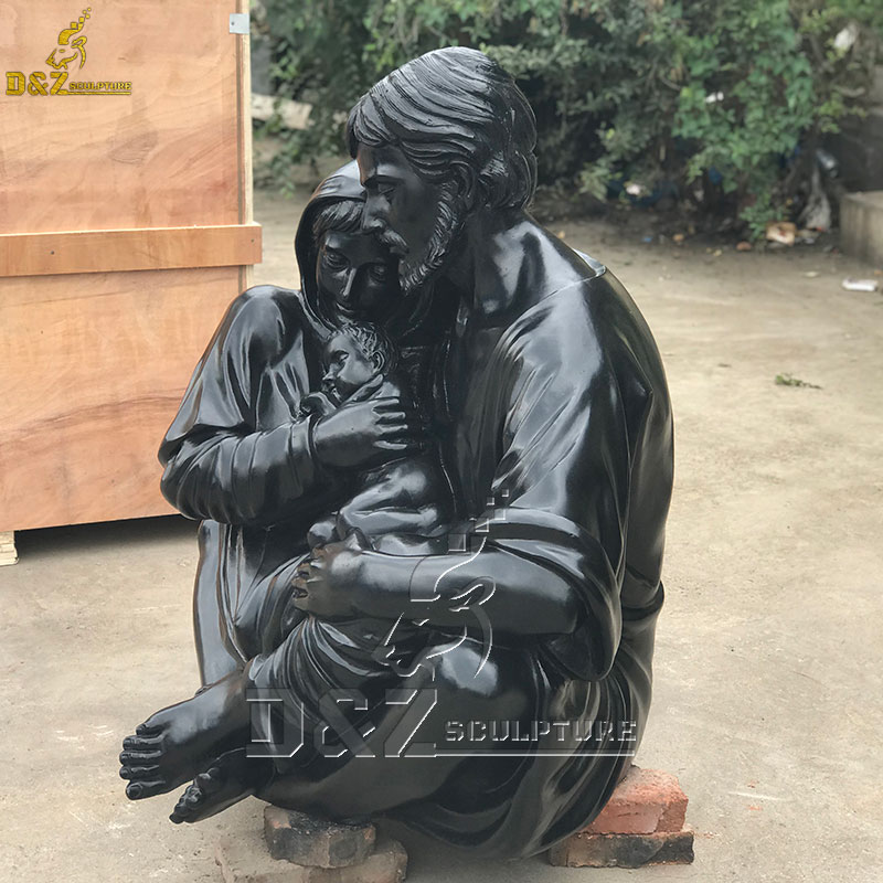 large holy family outdoor garden statue for sale
