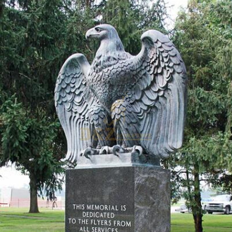 Outdoor bronze giant eagle statue for sale