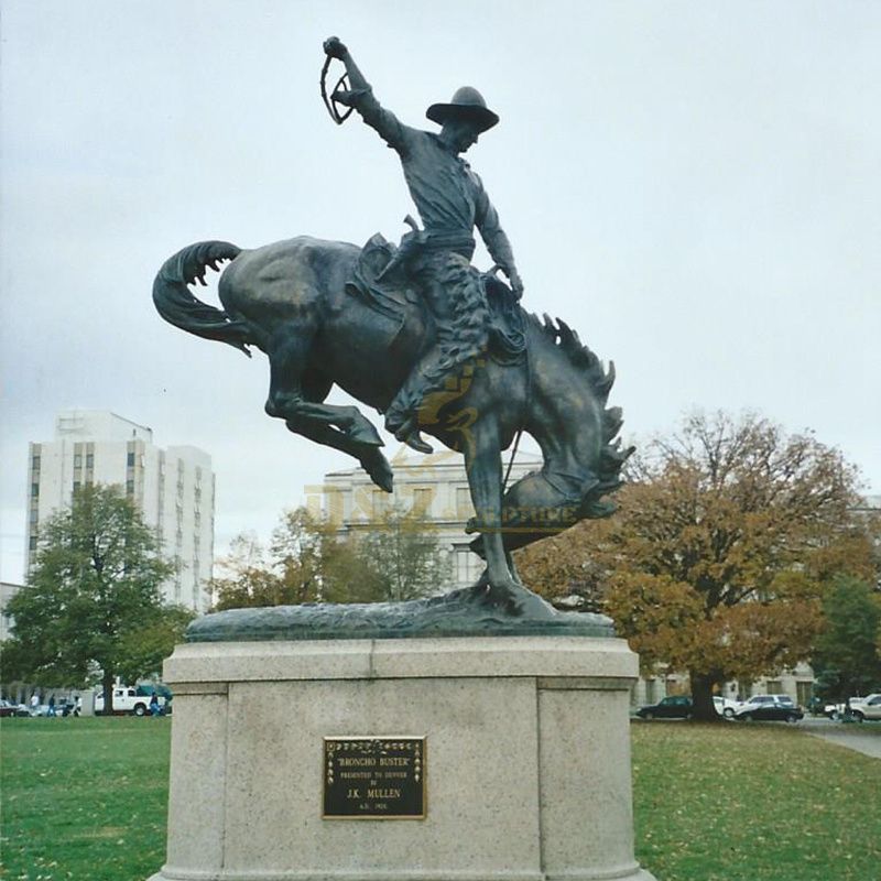 western bronze cowboy sculpture for sale