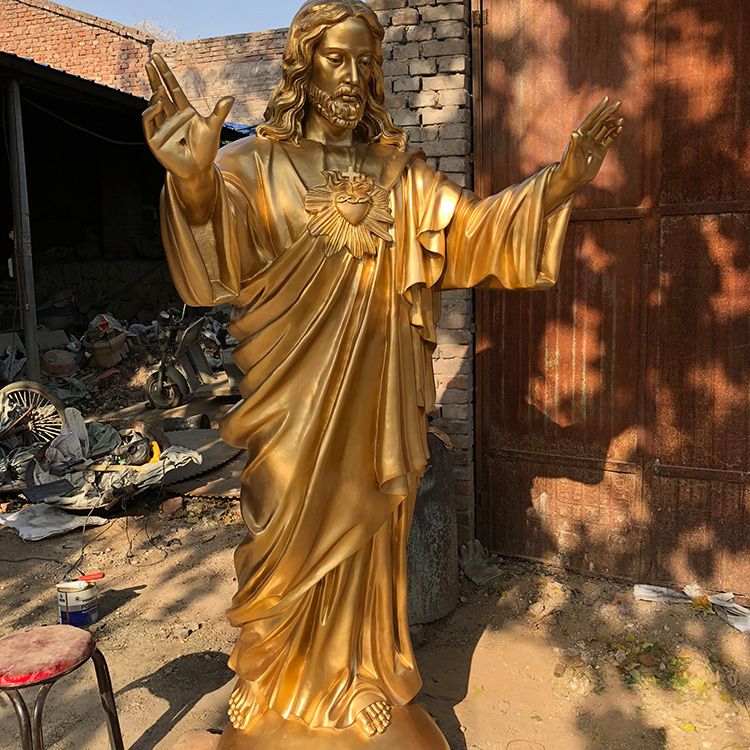 Big sacred heart of jesus christ outdoor garden statue for sale